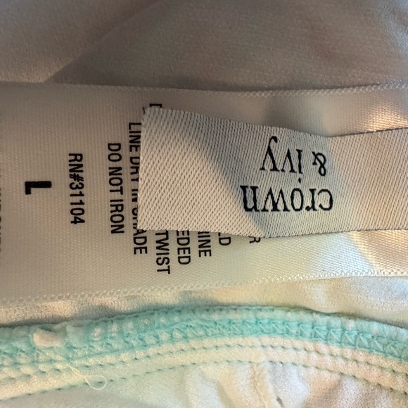 Crown & Ivy Multicolor Patterned Swimsuit Sz L - Picture 5 of 7